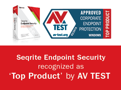 Seqrite Endpoint Security (EPS) rated ‘Top Product’ by AV TEST Institute