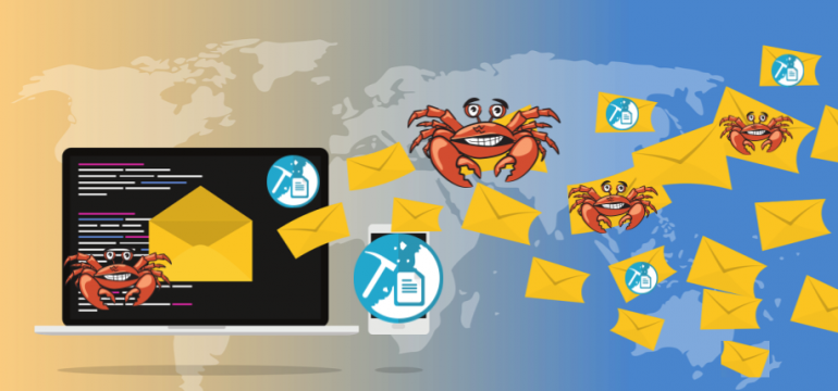 GandCrab Ransomware along with Monero Miner and Spammer