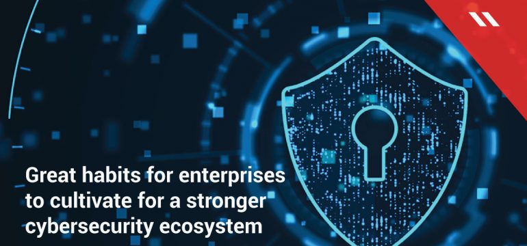 Eight great habits that enterprises can practice for bolstering cybersecurity