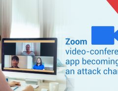 Zoom video-conferencing app becoming an attack channel