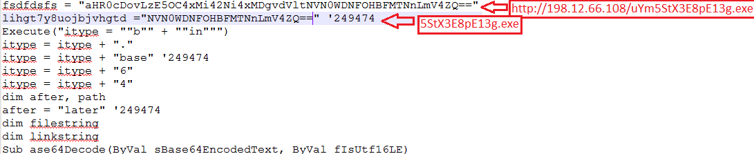 Fig 8: VBS downloader