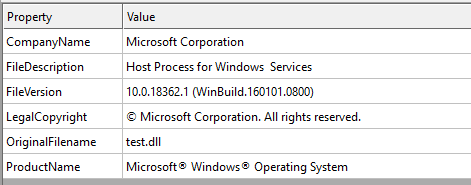 Image: Meta information from wercplsupporte.dll