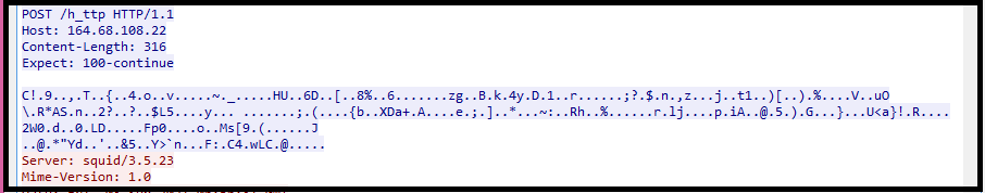 Fig 10. Wireshark capture traffic.