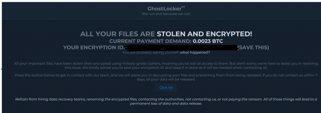 Ghostlocker Ransomware Ghost Locker 2.0: The Evolving Threat of Ransomware-as-a-Service ...