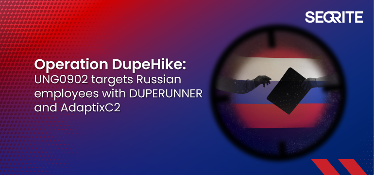 Operation DupeHike : UNG0902 targets Russian employees with DUPERUNNER and AdaptixC2