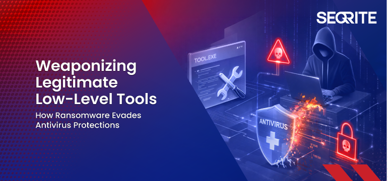 Weaponizing Legitimate Low-Level Tools: How Ransomware Evades Antivirus Protections