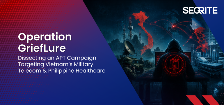 Operation GriefLure: Dissecting an APT Campaign Targeting Vietnam’s Military Telecom & Philippine Healthcare