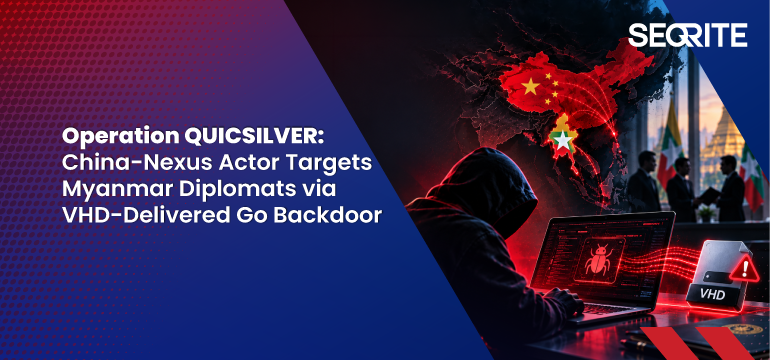 Operation QUICSILVER: China-Nexus Actor Targets Myanmar Diplomats via VHD-Delivered Go Backdoor